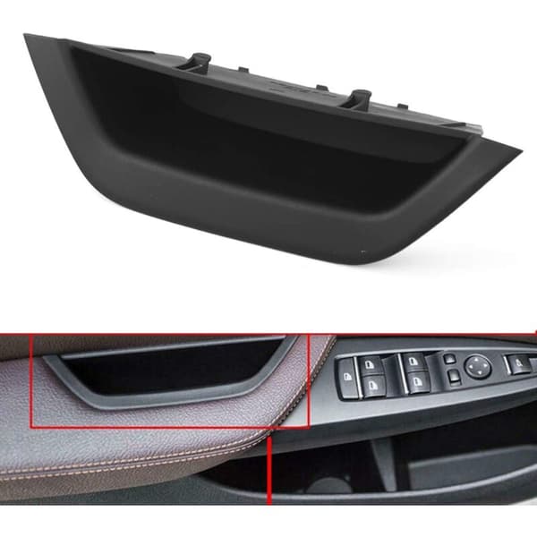 3X Interior Door Handle Pull Handle For- F25 F26 X3 X4 2011-2017, Left Side, Black