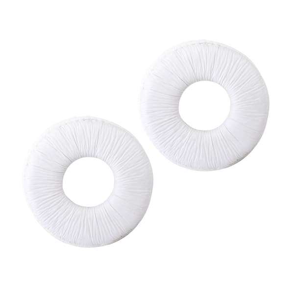 Ørepuder 70MM Hvide Høj Elasticitet Holdbare Bløde Komfortable Ørepuder til MDR ZX100 ZX300 Headset