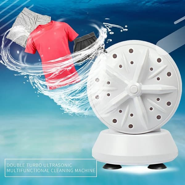 Portable Travel Washing Machine Mini High Power Washing Machine Double Alternation Washing Machine 24W USB Washing Machine A