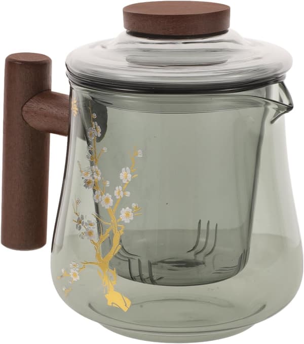 Glass Teapot and Anti-Scald Versatile Functionality