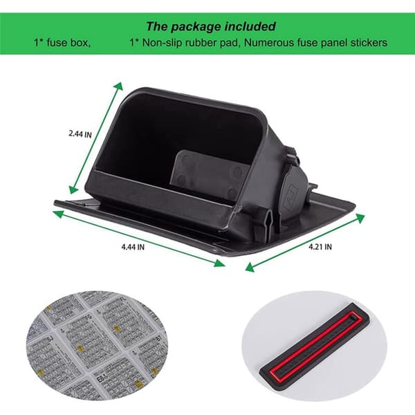 3X Fuse Box Coin Holder Interior Storage Tray For XV/Crosstrek Forester Legacy Accessories