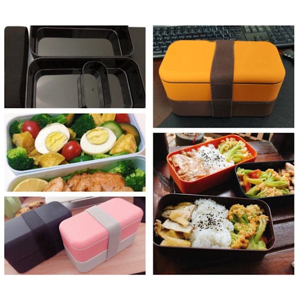 10x matlåda elastiska band Bento Box bälte matlåda elastiska band fästremmar elastisk matlåda tejp tätningsband för Bento-lådor för förvaring