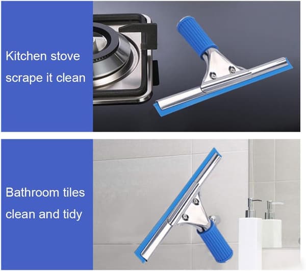 Performance Grip Window & Glass Cleaning Squeegee - Cleaning Accessories, Squeegee for, Car Home Kitchen Bathroom Shower Wiper