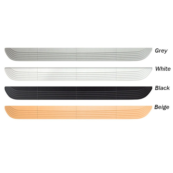 Erstatningsterskelstripe for feierobot, hvit white