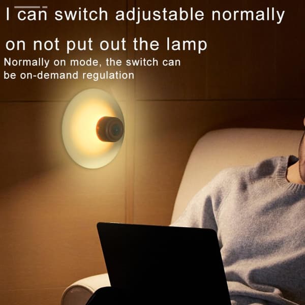 LED Night Light Suction Cup Motion Activated Ceiling Light Wall Lamp Nightlight for Bedroom Bathroom Nursery Hallway Kitchen Outdoor