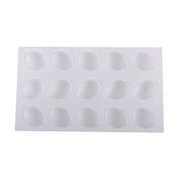 15-hulrum citronformet bageform silikoneform 3D frugtform franske dessertmousseforme