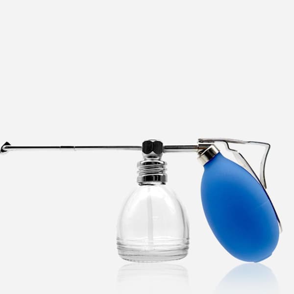 Glassprayflaska för män för hårfiberpulver och aftershave