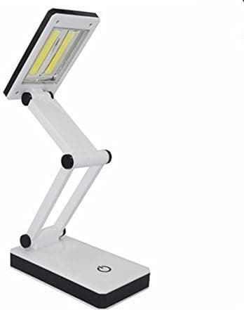 Super Bright LED Portable Desk Lamp Travel Lamp: Foldable, Touch Sensitive Control, 3 Adjustable Brightness Levels, Battery and USB Powered（f2）