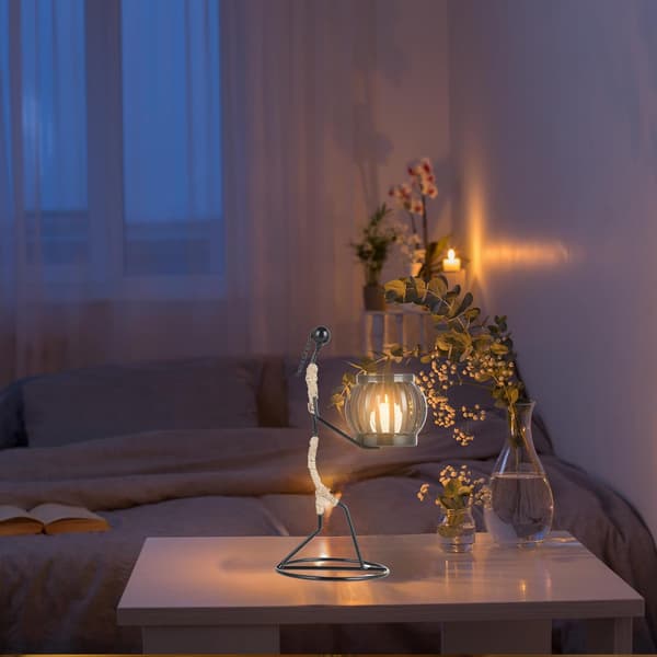 Moderne Lysestake i Metall - Minimalistisk Lysestake - Designet Lysestake - Elegant Borddekorasjon