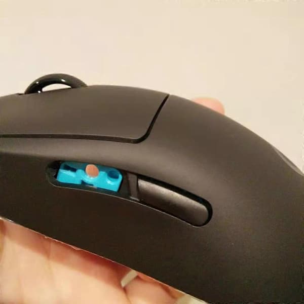 Erstatningsknapper til musens side til G Pro trådløse gamingmus DIY Rep Venstre Op-knap