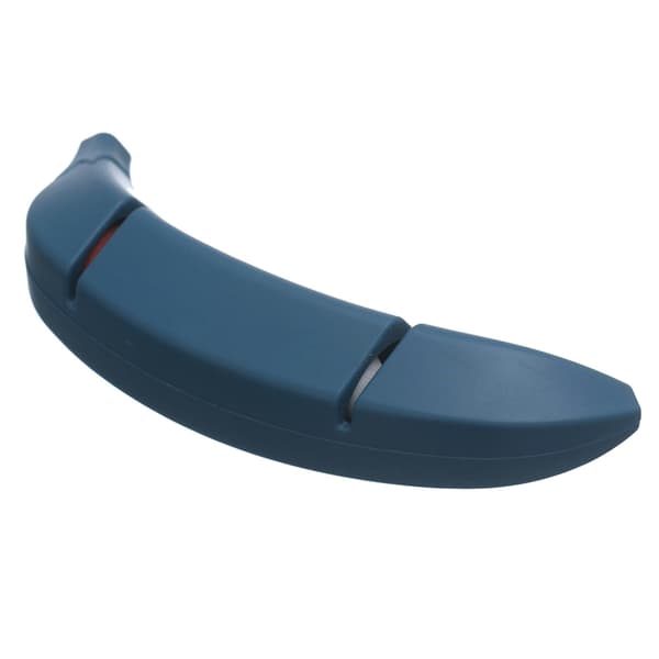Knife Sharpener 2 Slots, Blue, Kitchen Blade Sharpening Tool, Banana Design Decor
