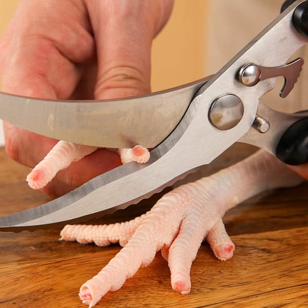 Kitchen Shears for Chicken Bones, Stainless Steel Kitchen Scissors, Sharp Poultry Shears, Poultry Scissors with Non-Slip Handle