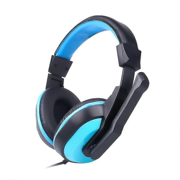 Stereo Gaming Hovedtelefoner Med Mikrofon Kablet Kontrol Headset 3,5 mm Stik Hovedtelefoner
