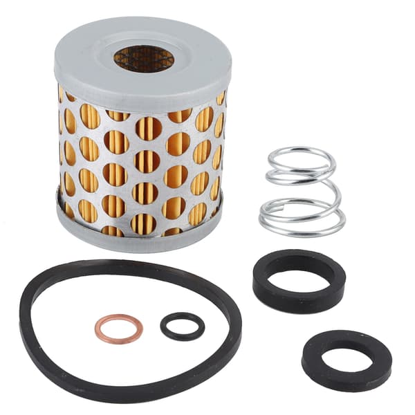 Fuel Filter Element with Spring Seal Ring Gasket Replacement Aluminum Alloy Universal