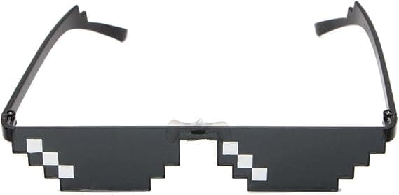 Cool 3 Bit Pixelerede Solbriller Briller Mosaik Pixel Solbriller Professionel