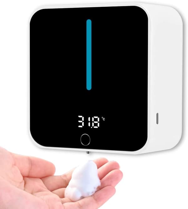 Automatic Soap Dispenser, Wall Mounted Soap Dispenser Bathroom, Soap Dispenser Kitchen, Wall Mounted Soap Dispenser 400ml, Foam Only