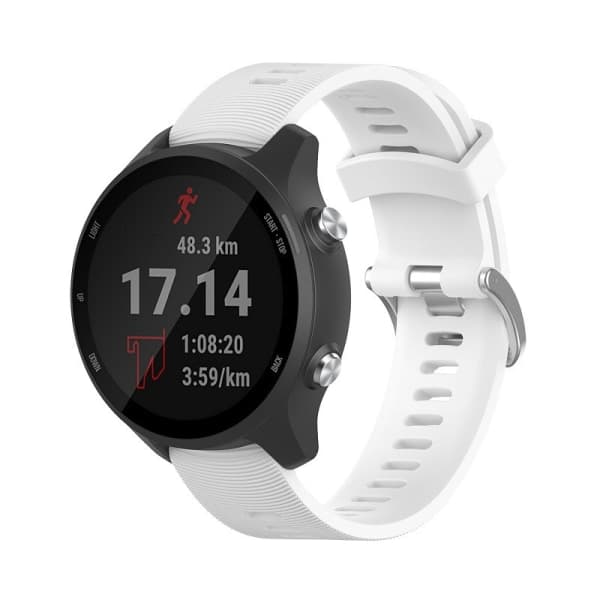 Urrem Hvid 20 mm Garmin Forerunner 245 Hvid 20 mm