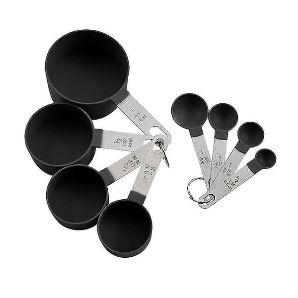 8 Pcs/Set Measuring Spoons with Stainless Steel Handle for Baking and Cooking