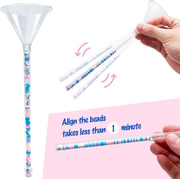 Bead Loader - Clay Bead Tool Kit, 2 Pcs Bead Tools for Jewelry Making with Beading Needles, Bracelets, Necklaces