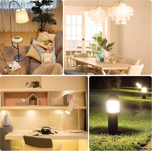 LED E27 12W Warm White 3000K, E27 Edison Screw Bulb, Equivalent to 100W 120W Halogen Lamp, E27 LED Corn Bulb for Desk Lamp, Non-Dimmable