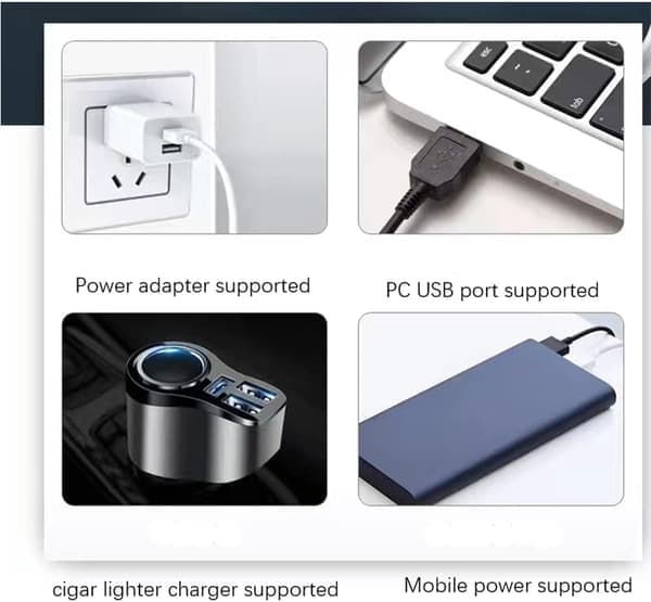 Book Light, Rechargeable Clip-on Reading Light, Adjustable Brightness [Ho]