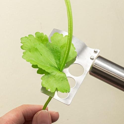 17,8x6 cm Kitchen Tool for Removing Leaves - Hand Ripper Vegetable Peeler Stripper | Vegetable Peeler for Kitchen | Onion C
