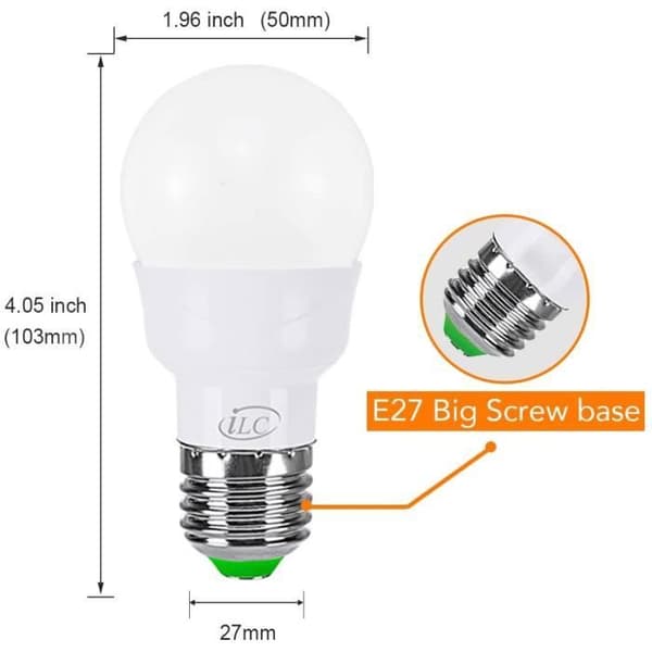 LED-lamppu - RGB - E27 - 5W - 12 väriä - Kaukosäädin (4 kpl)