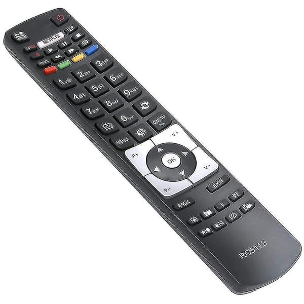 Erstatningsfjernkontroll universell TV-erstatningsfjernkontroll RC5118 RC5118
