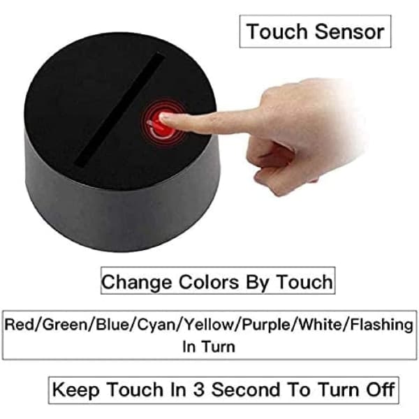 3D Illusion Night Light Legend of Zelda Bedside Lamp Zelda L