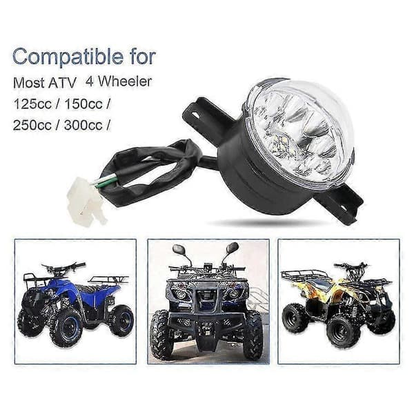 2 stk 12V LED ATV frontlykter 125cc 150cc 250cc 300cc frontlykt for Jcl Baja Kazuma Roketa