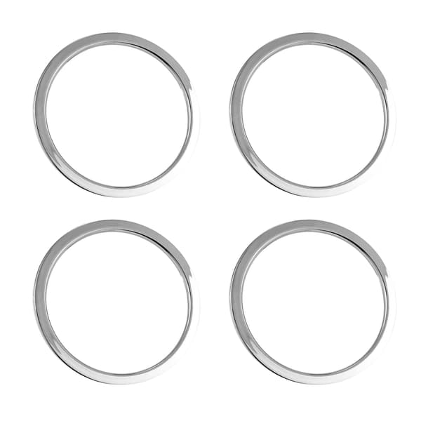 For J11 2014 - 2018 Chrome Car Speaker Ring Mold Sticker Interior Frame Speaker Cover Car Parts