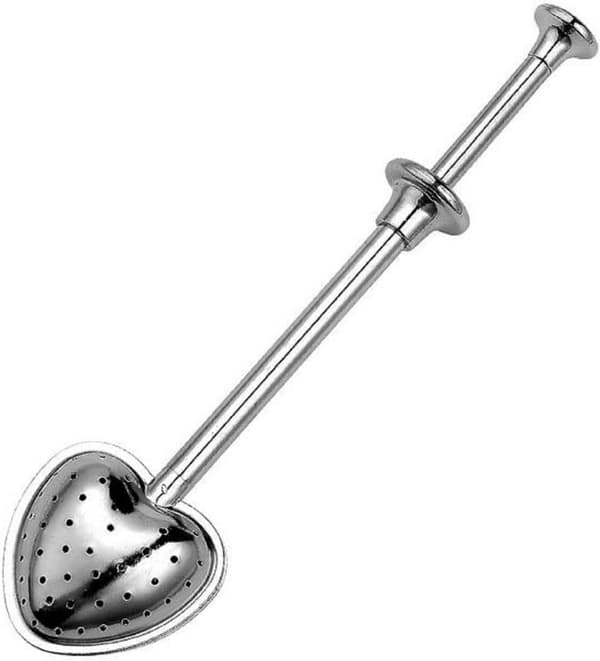 4 st rostfritt stål teinfuser tesil socker mjöl siktar pulveriserat socker shaker dammfilter teintervall