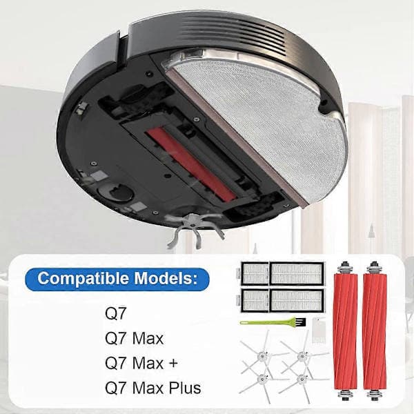 Lisävarusteet Roborock Q7 Max Plus / Q7 Max / Q7 / Q7 Plus varaosat, harjasarja suodatin robotti-imuri-FX-