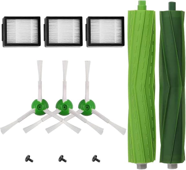 Tilbehørsdeler kompatible med i7 i7+/i7 Plus E3 E5 E6 E7 I3 I4 I6 J7-serien Filter og børster for ABC life støvsuger, 11i1
