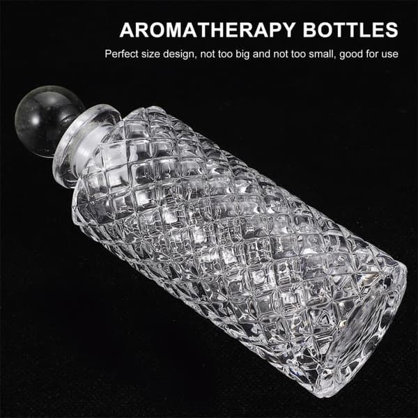 4 stk. glas aromaterapiflasker parfumediffusor 150 ml enkelt glasmateriale