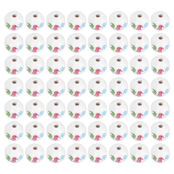 DIY Craft Beads Wood DIY Beads for Decoration 100 Pcs Lot[DB]