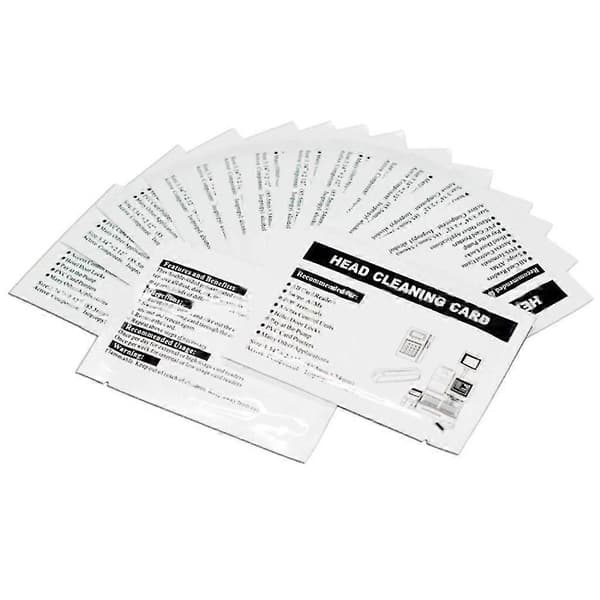 50x Card Printer Cleaning Cards Credit Card Reader Door Terminal for Head Cleaning