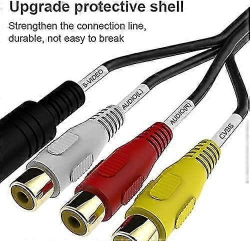 Video Grabber USB-opptakskort, konverter Hi8 VHS til digital DVD for Windows PC, Audio Video Digitizer Converter Adapter