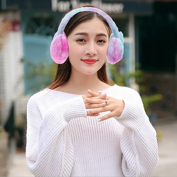 Women's Winter Earmuffs Plush Earmuffs Thickened Heartwarming Ear Warmers Plush Earmuffs