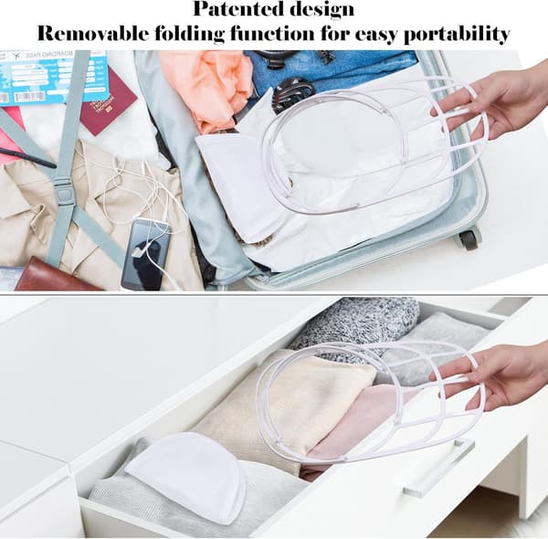 Baseball Cap Washer, Foldable Cap Support, Cap Cleaning Cage for Washing Machine or Dishwasher