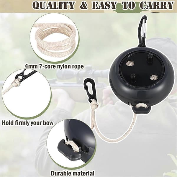 2 pcs Tree Stand Equipment Lift 9m Retractable Bow & Equipment Hoist [DB]