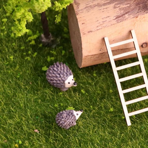 15 st miniatyrmodeller av trätrappor, släta ytor