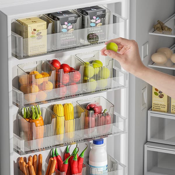 Kylskåpsförvaringslåda för frukt, transparent, robust, mångsidig, livsmedelsklassad förvaring