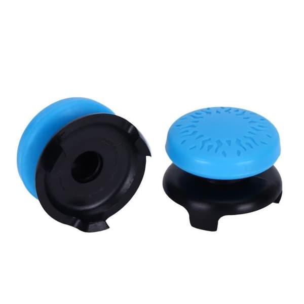2st Tumstick Mjukt Silikonskydd Grepp Stick Joystick Kontroll Gamepad Nyckelkåpa för PS5 (Blå)[DB]
