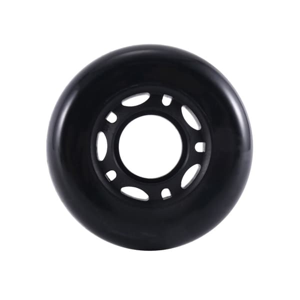 63mm X 18mm Suitcase Luggage Wheels Replacement Kit Pair Universal Environmentally Friendly Polyurethane Luggage Repair Black