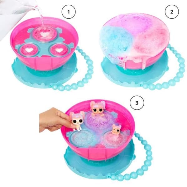 L.O.L. Surprise Bubble Surprise Deluxe - Suuri - 3 hahmoa + tarvikkeet-tfrf