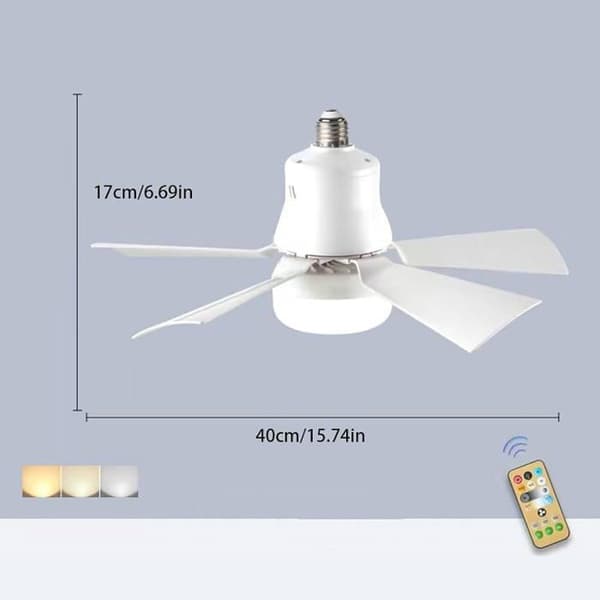 LED takvifte med fjernkontroll, dimmer, E27-sokkel, 30W, moderne, smart, trådløs, belysning