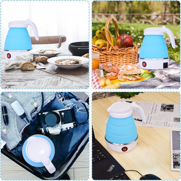 Adjustable Portable Mini Foldable Silicone Travel Cup Warmer, Coffee Maker for Indoor and Hiking 6L 6L