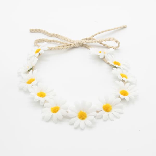 2 STK Mode Blomster Hårbånd Solsikke Hår Krans Festival