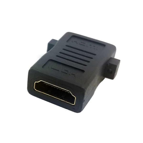 HD-186 HDMI Hun til HDMI 1.4 Hun Forlængeradapter med Panelmonteringshuller